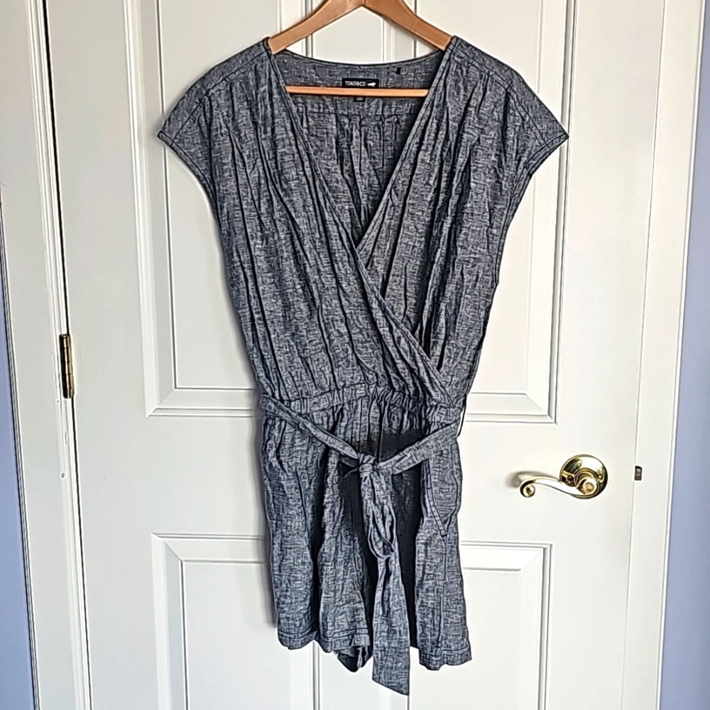 Toad&Co Chambray Romper